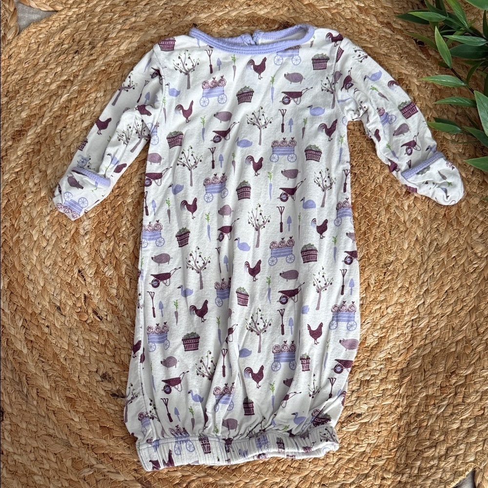 Kickee Pants farm NB Sleep sack.